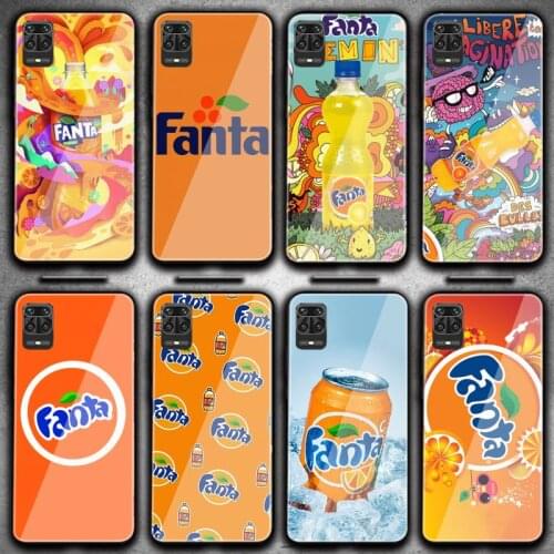 Fanta Drink Orange Luxury Unique Phone Case For Redmi 4X 5 5plus 6 6A Note 4 5 6 6pro 7 Xiaomi 6 8se MIX2S Note 3 Tempered Glass
