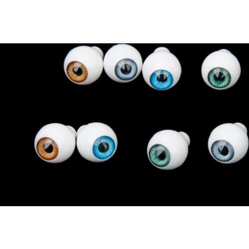 8Pieces 10mm Round Plastic Acrylic Doll Eyes Eyeballs For Doll Bear Parts DIY Accessories
