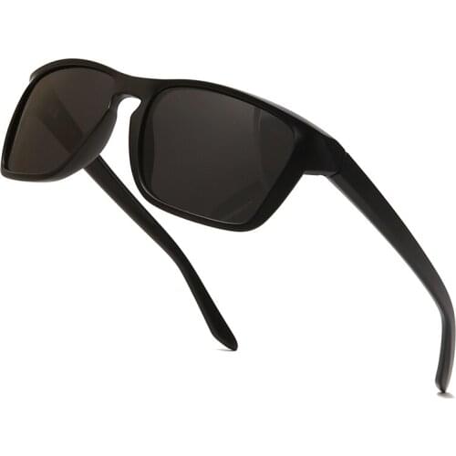 Fashion Men Women Square Polarized Sunglasses Unisex Vintage Polaroid Sun Glasses UV400 Mirror Goggle Plastic Titanium Frame TR