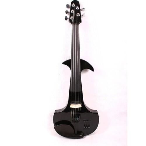 New 5 string 4/4 Electric Violin Flame guitar shape Powerful Sound Big jack #4 mp3