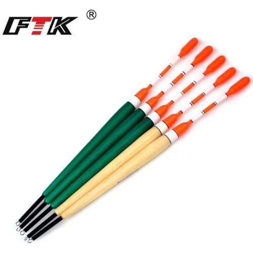 FTK 5Pcs/Lot Length 17.5cm-21.5cm Barguzinsky Fir Bobber Float 2G 3G 4G 5G Mix Color Fishing Float For Carp Fishing Tackle