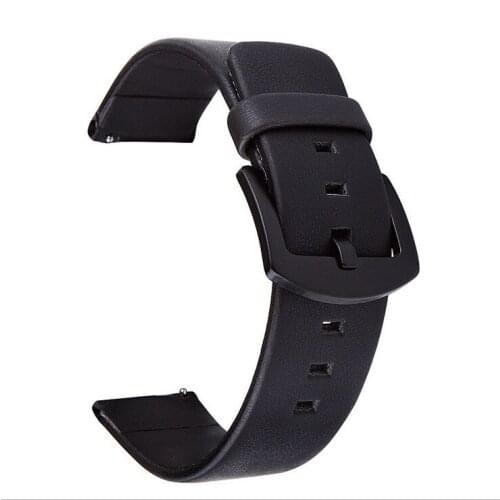 Wholesale 50pcs/lot genuine cow leather Watch band watch strap 18mm 20mm 22mm 24mm for GearS3 iwatch moto360 watch bands