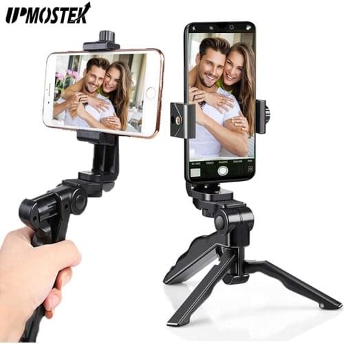UPMOSTEK Camera Handheld Pistol Grip Stabilizer Phone Tripod Selfie Stick Stabilizer Vlog Video for IOS Phone Samsung Xiaomi