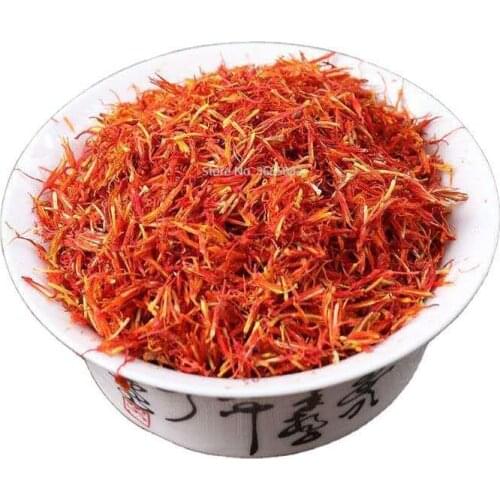 500g-50g Dried Saffron Flower Chinese Authentic Top Grade Dried Scented Flowers SAFFLOWER for Foot Bath Take a bath Massage