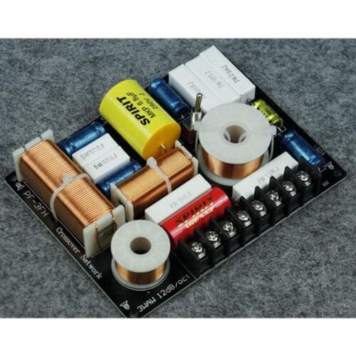 4-8Ohm Three way Crossover 280W Treble Alto Bass Speaker Crossover