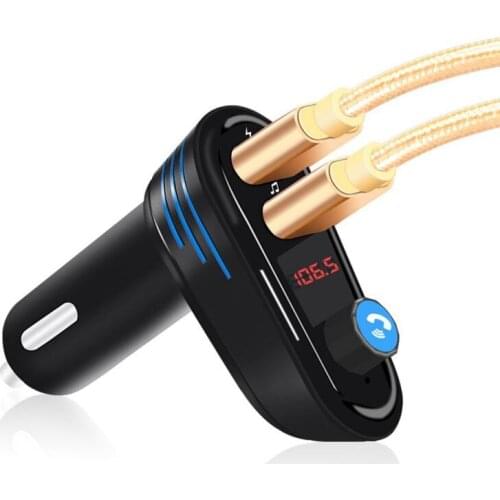 Balight Dual USB 5V 3.1A Car Charger Bluetooth Handsfree Car Kit Wireless Car MP3 Audio Player FM Transmitter