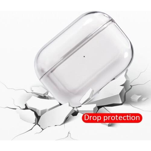 Protective Case For Airpods Pro Protective Cover For Apple Airpods 1 2 3 Bluetooth Compatible Headset Set Transparent