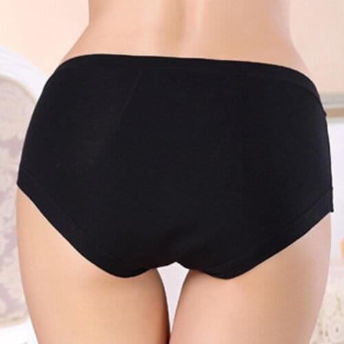 1pc Leakproof Prevent Side Leakage Double Layer Elastic Comfortable Woman Girls Feminine Hygiene Briefs Underwear Short Panties