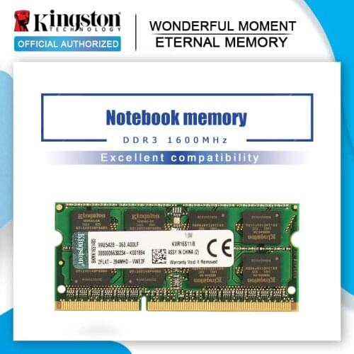 100% Original Kingston Memory Intel Gaming Memory DDR3 RAM 4GB 8GB 1600Mhz Notebook memory RAM Memory Sticks