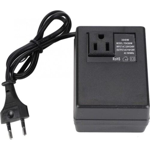300W Power Transformer Voltage Converter AC 220V to 110V EU Plug Adapter Household socket wall socket