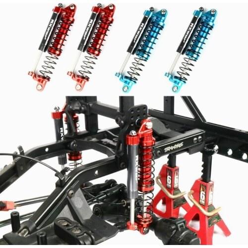 For 1/10 RC Car Parts Truck Crawler SCX10 TRX-4 TRX-6 Adjustable oil L=93MM metal negative pressure shock absorber double damper