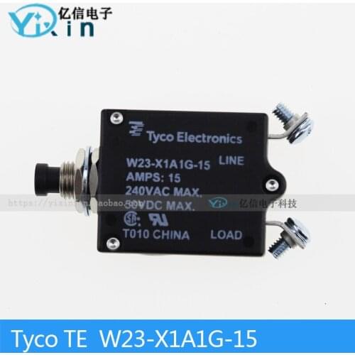 Tyco TE W23-X1A1G-15 15A 6-1393246-6 UL CSA 1-50Amps circuit breaker