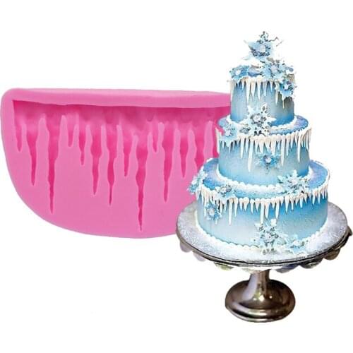 Free shipping Ice round cooking tools decoration Silicone Mould Fondant Sugar Bow Craft Molds DIY Cake Decorating