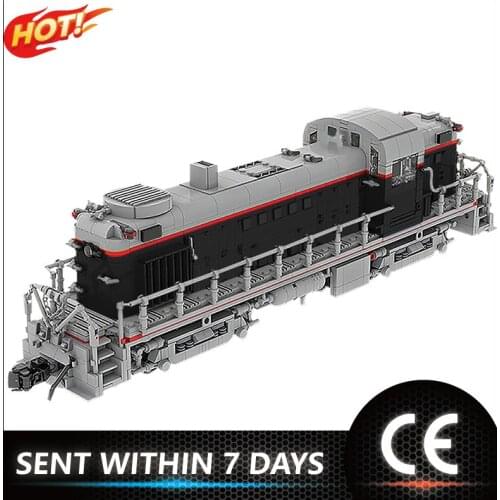 Black MOC-52188 Union-AlcoED-RS-2 (1:38) Train Models Building Blocks Assemble Childrens Toys Collection
