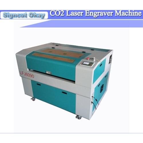 CO2 Laser Engraving Machine TS6090/9060 130W Ruida System with Stepper motor Laser Cutting Machine Free shipping