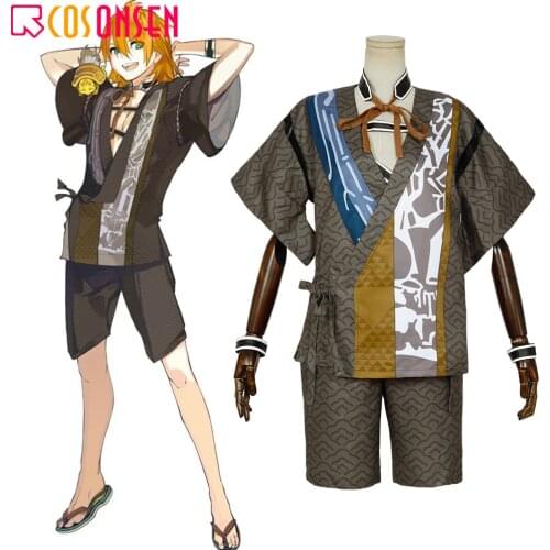 COSPLAYONSEN Touken Ranbu Urashima Kotetsu Casual Clothing Cosplay Costume All Size Cusotm Made