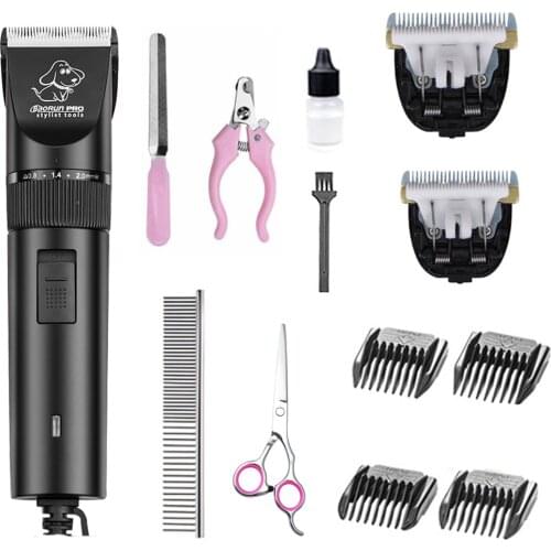 Professional High Power 20W Electric Pet Hair Clipper Cat Dog Hair Trimmer Grooming Machine Dog Hair Shaver 110-240V For Animal