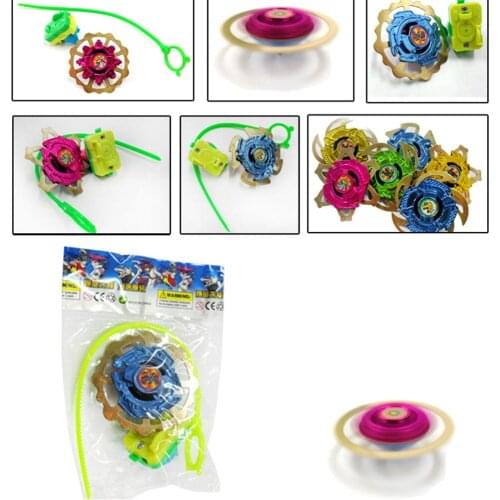 1Pcs Gyroscope Magic 3D Gyro Toys Pull Rod Children Boy Girl Kid Spinning Top NEW Right Left Rotating Metal Plating Novelty Gift
