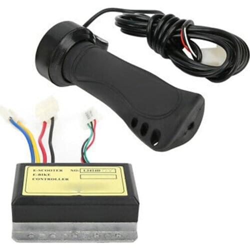 Electric Bicycle Controller 12V 250W 3-Wired Brushed Controller & Handlebar Set For Electric Scooter E-Bike