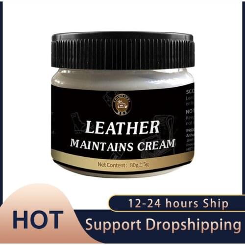 Leather Cream Leather Conditioner for Leather Clothes Pants Bags Car Seat Polishing Nourishment and Care Leather Maintenance