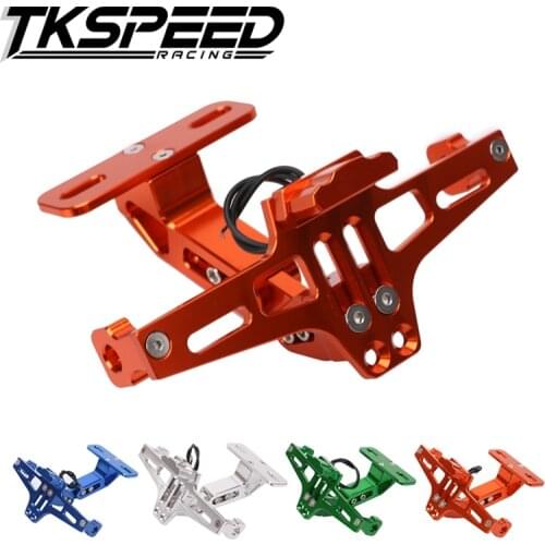 Motorcycle License Plate Bracket License Plate Holder Frame Number Plate For Honda Cbr 600 F2 F3 F4 F4i 900 Cbr900rr 1993-2017