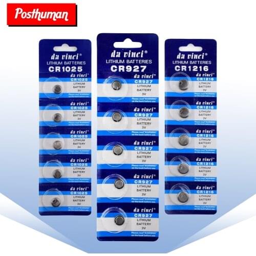 Posthuman Cheaper CR2430 CR2330 CR2032 CR2025 CR2016 CR2450 3V Lithium Coin Button Battery For Clocks Toys Calculators Watches