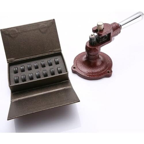 N0HE Ring Stretchers Expander Sizing Machine with 14pcs Highly Polished Rollers Accessory for stone Set Jewelry Making Tools