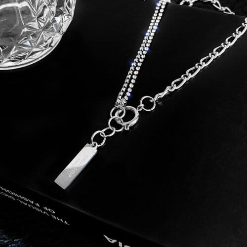 Niche Design Irregular Necklaces Women Fashion Sense of Luxury Shiny Beach Jewelry Bohemian Clavicle Chain French Romantic Style