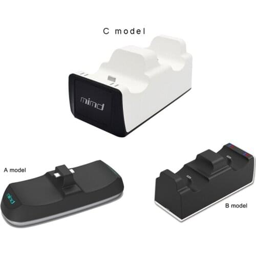 2021 New Handle USB Charger Dual Charging Dock Cradle Holder for PS5 Controller Gamepad