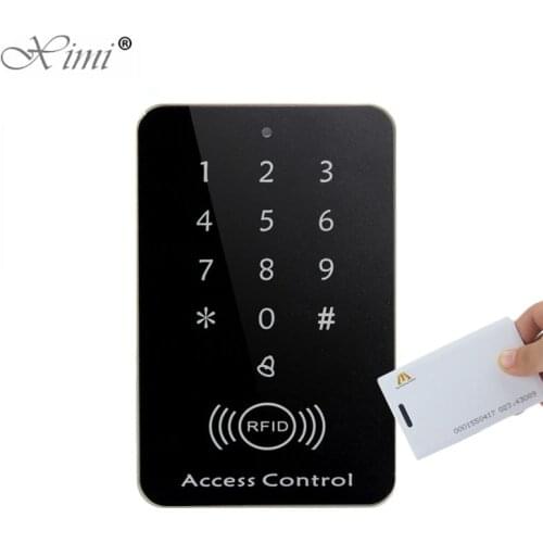 New Arrival Cheap Price Touch Screen Standalone Door Access Controller 125khz RFID EM Card Access Control Reader With 10pcs Key