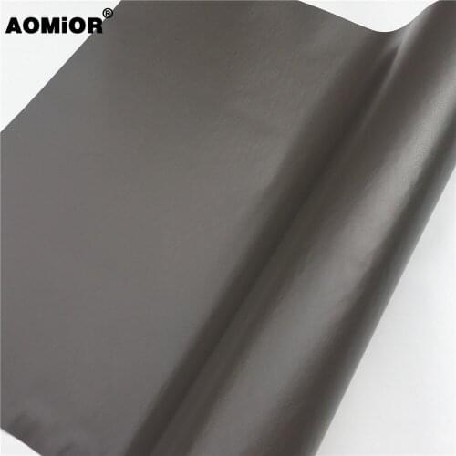 Premium Grey Leather Pattern PVC Adhesive Vinyl Film Stickers For Auto Car Body Internal Decoration Vinyl Wrap Car Leather Film