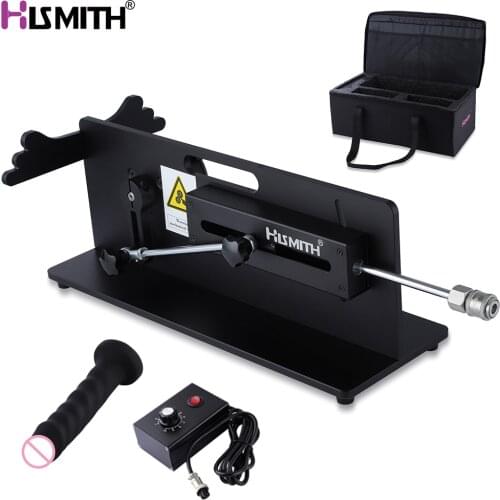 Hismith aluminium alloy sex machine 1.8m long wire-controlled Governor Silicone Dildo KlicLok System Thrusting Love Sex Machine