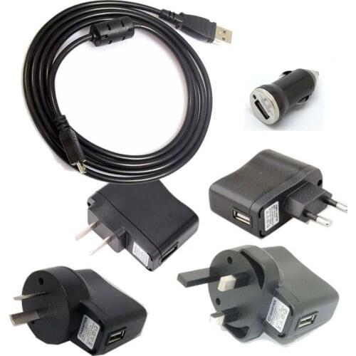 USB AC WALL /CAR Power Adapter Battery Charger+PC Cable for Nikon Coolpix S2500 S205 P520 S100 P330 P320 P310 P300