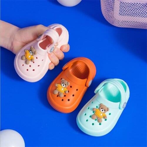 Kids Slippers for Boys Girls Cartoon Shoes Summer Toddler Flip Flops Baby Indoor Slippers Beach Swimming Slippers for Children