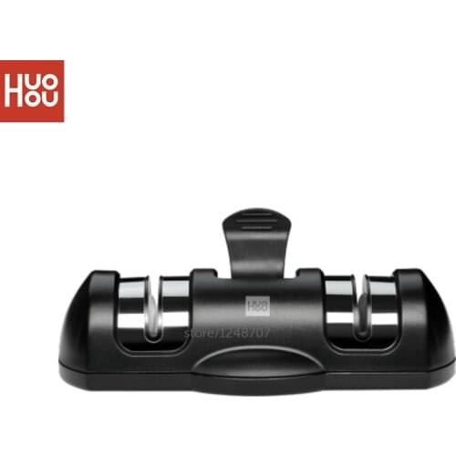 Huohou Knife Sharpener 2 Stages Kitchen Sharpening Stone Grinder knives Whetstone Sharpener Tool for Kitchen Knife