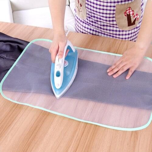 1/2/4pcs Protective Ironing Cloth Heat Resistant Ironing Board Press Iron Mesh Insulation Pad Protective Cover Home Accessories