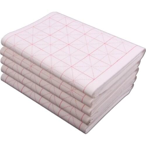 100sheets Chinese Calligraphy Xuan Paper with Grids Beginner Calligraphy Paper Thicken Papel Arroz Rijstpapier Carta Di Riso