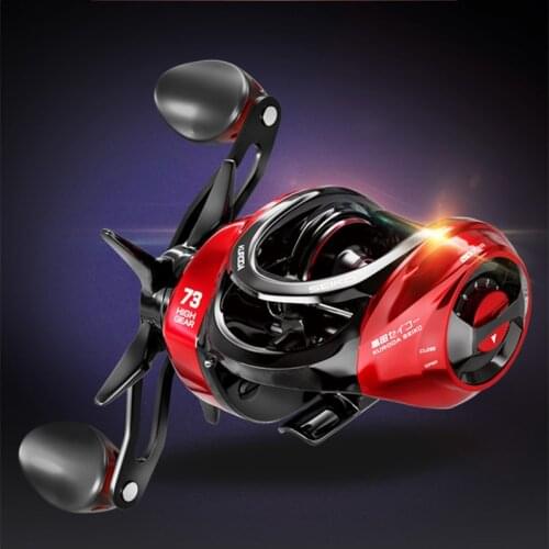 18+1 Bb 7.31 Baitcasting Fishing Reel 10Kg Max Drag Fishing Reel Prevent Explosion Line Saltwater Freshwater Fishing Wheel