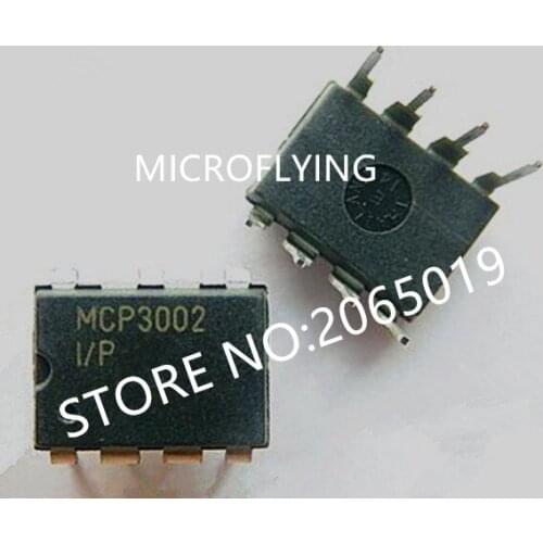 2PCS MCP3002 MCP3002-I/P MCP3OO2 DIP-8