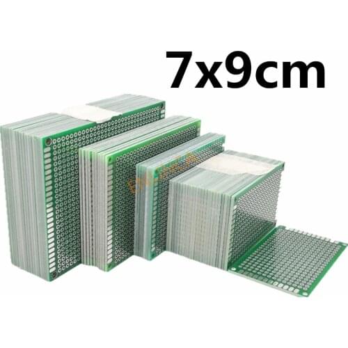 5pcs/lot 7x9cm Double Side Prototype PCB Board 70*90mm Universal Printed Circuit Board For Experimental PCB Copper Plate