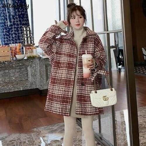 Altayskiy Women's Plaid Coats