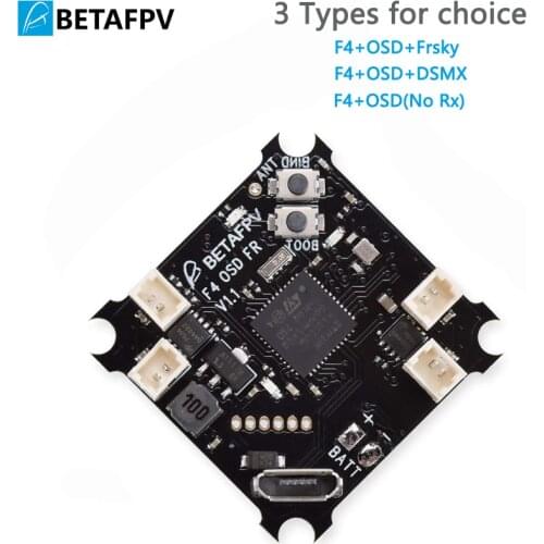 BETAFPV F4 FC 1S Brushed Flight Controller DSMX/Frsky Receiver ESC OSD Smart Audio for Tiny Whoop FPV Micro Racing Drone beta65S