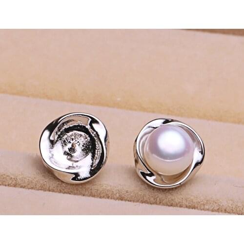 NEW ARRIVAL Earrings Mountings Findings Settings Jewelry Parts Fittings Accessories for Pearls Coral Agate Beads Stones