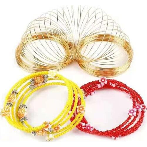 100 Rebound Memory Coils DIY Handmade Materials Homemade Bracelets Rings Collars Bracelets Beaded Jewelry Accessories Wholesales