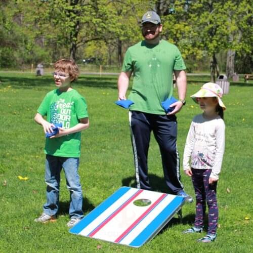 4pcs Cornhole Bags Bean CORNHOLE Bag Fabric ACA Regualtion Game Outdoor Nylon Cornhole Bag For Corn Hole Game