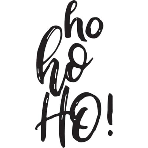 Cute Hohoho Word Metal Cutting Dies DIY Scrapbooking Crafts Card Album Photo Making Embossing Stencil New Dies 2021