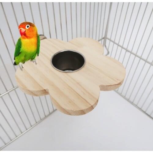 Bird Feeding Bowl Stainless Steel Clamp Holder Cage Bird Dish for Cockatiel Parrot Parakeet Lovebird Conure Budgie
