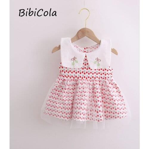 Fashion childrens clothing Korean version 2021 summer new childrens mesh skirt childrens baby princess dress children