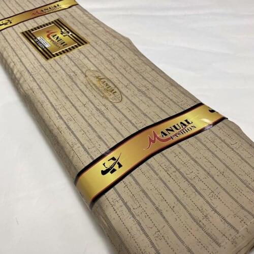 Latest African Material 2021 High Quality Smooth Atiku Men Cloth Fabric For Garment Atiku Fabric 5Yards