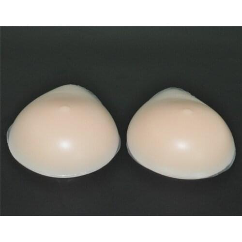 1Pair 500g Realistic Shemale False Breast Forms Real Touch Fake Boobs Transparent Chest Enhancer For Crossdresser Drag Queen